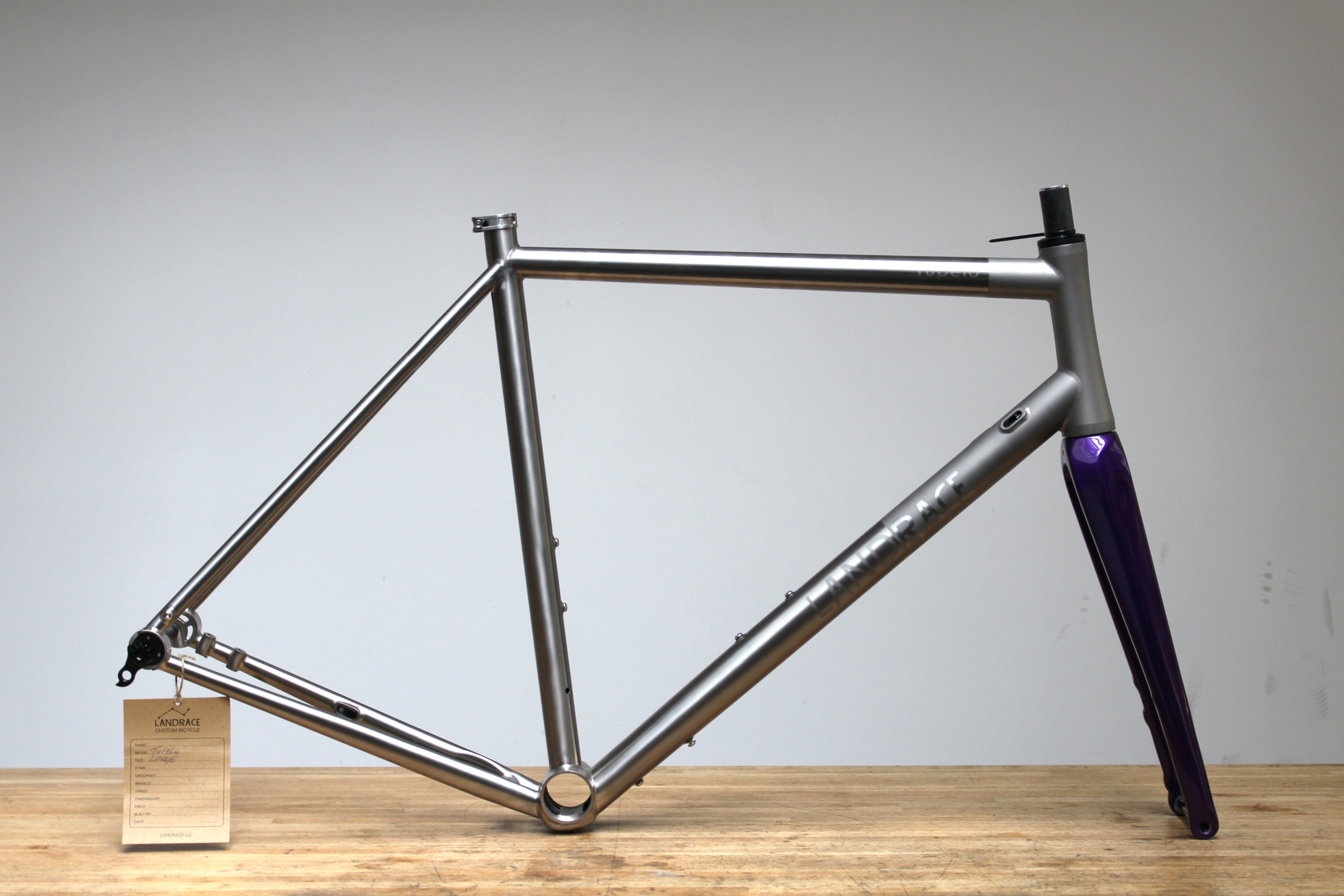 LANDRACE Tupelo Frame with Purple Fork - Large
