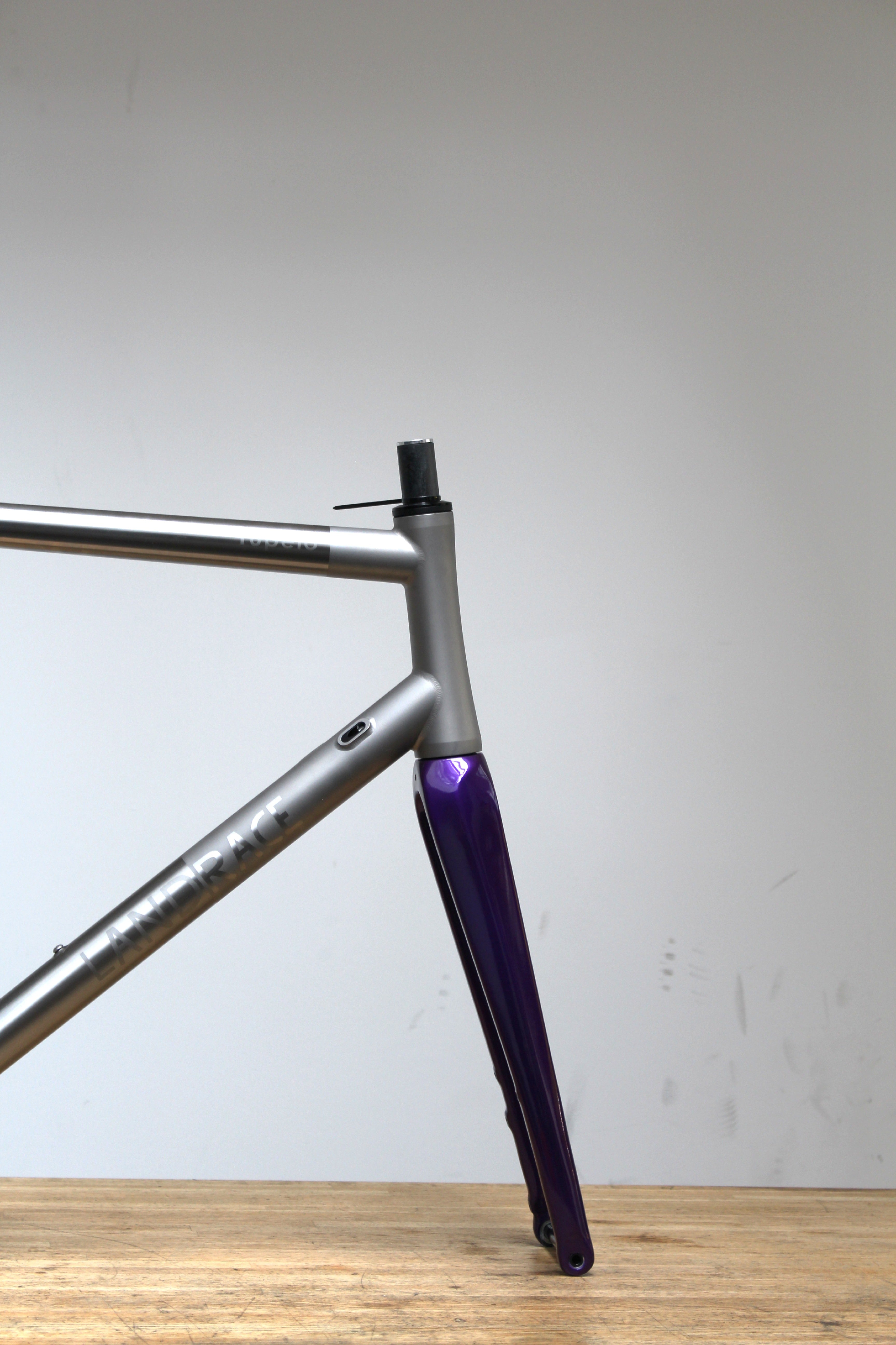 LANDRACE Tupelo Frame with Purple Fork - Large